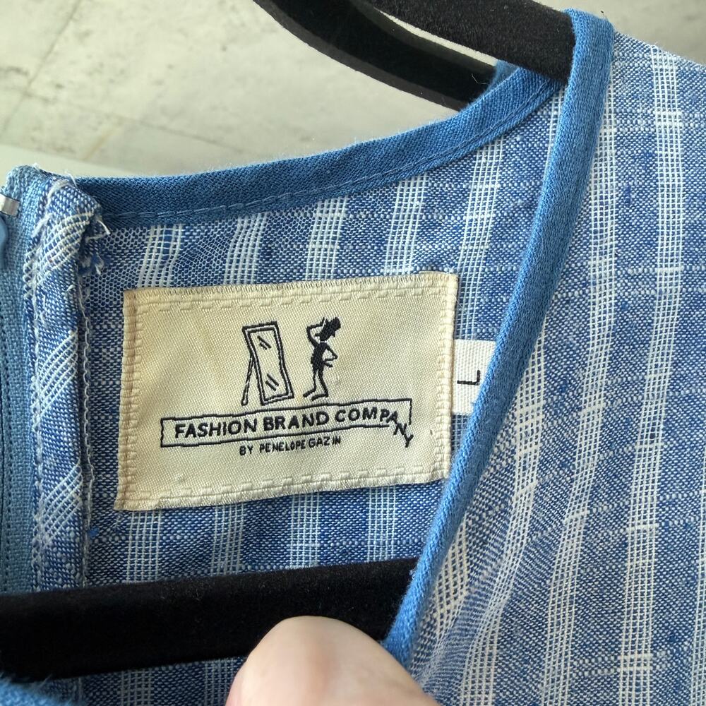 Fashion Brand Company Blue Apron Lovers Dress - Picture 4 of 4